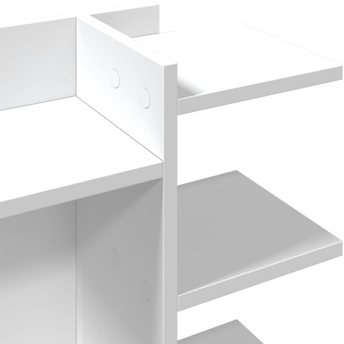  Organizator za stol bijeli 42 x 21,5 x 42 cm konstruirano drvo Slike