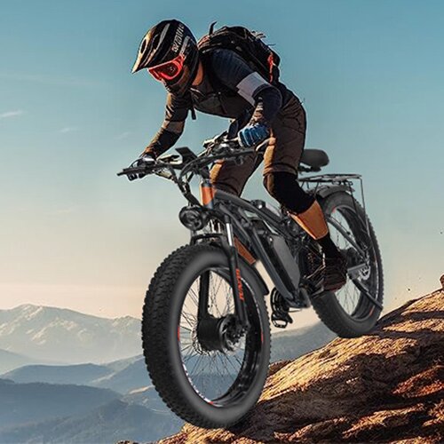 Gunai GN88 električno gorsko kolo 26"*4.0 fat tire 1000W*2 motorja 55km/h največja hitrost 48V 23Ah baterija 100km+ doseg, (21133961) Cene