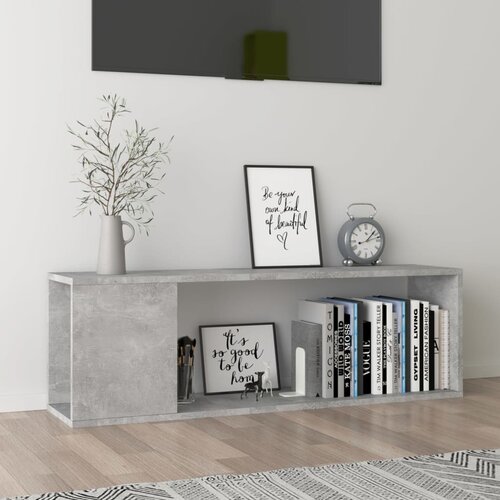 vidaXL TV omarica betonsko siva 100x24x32 cm iverna plošča Cene