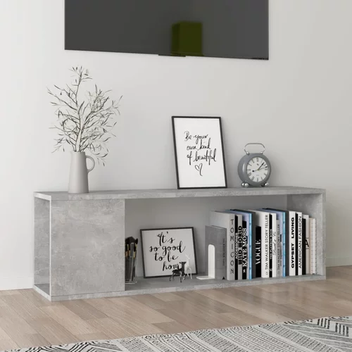 vidaXL TV ormarić siva boja betona 100 x 24 x 32 cm od iverice