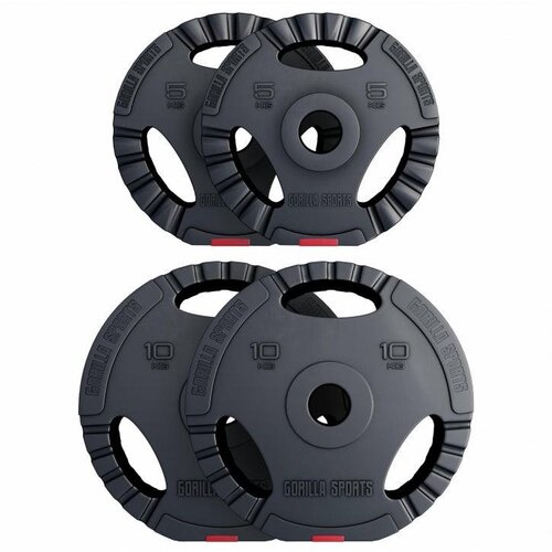 Gorilla Sports Olimpijski tegovi 50/51 mm od plastike Slike