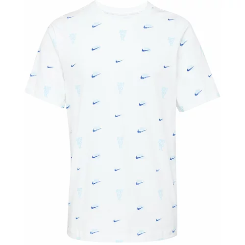 Nike Sportswear Majica modra / svetlo modra / bela