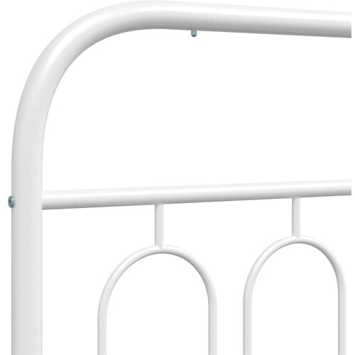  Metalno zamjensko uzglavlje bijelo 80 cm Slike