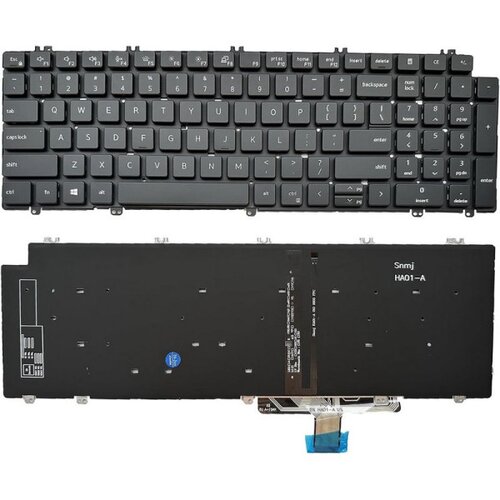  Tastatura za Laptop Dell Precision 7750 7550 7760 7560 mali enter backlight Slike