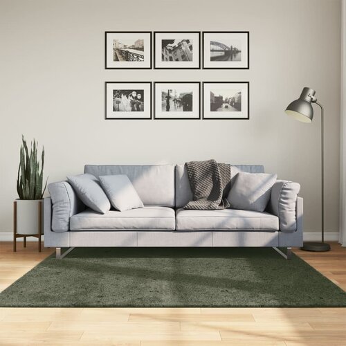  Tepih HUARTE kratkih vlakana mekani i perivi zeleni 160x160 cm Cijene