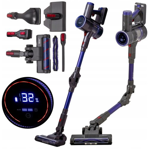  Baterija 2u1 200W. Bežični LED HEPA LCD uspravni usisavač od 2200 mAh Cijene