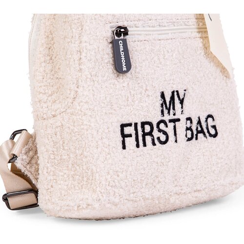 Childhome dječji ruksak my first bag teddy off white Slike