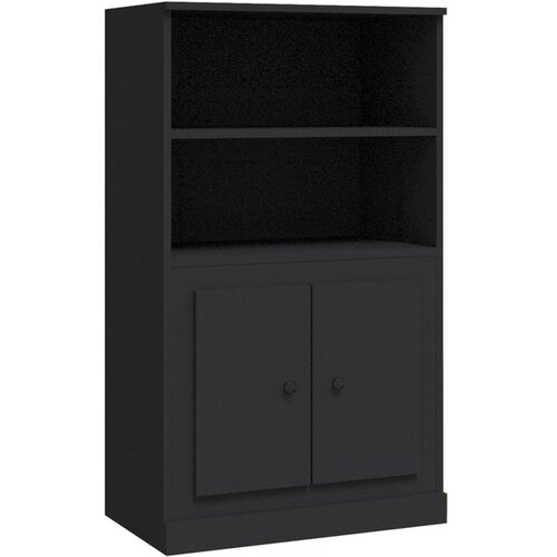 Maison Chic Visoka omara - Komoda - Predalnik črna 60x35,5x103,5 cm inženirski les, (21720664) Cene