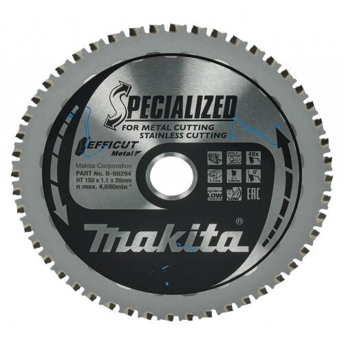 Makita TCT žagin list EFFICUT za kovino 48 zob B-69294 Cene