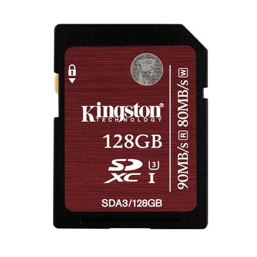 Kingston SDXC 128GB Class 10 UHS-I U3 - SDA3/128GB memorijska kartica Slike