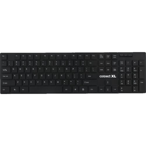 Connect Xl Tastatura sa multimedijalnim tipkama, USB, SLIM, crna boja &amp;ndash; CXL-K300 Slike