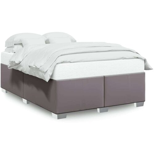 Okvir za krevet sivi 140x190 cm od umjetne kože Cijene