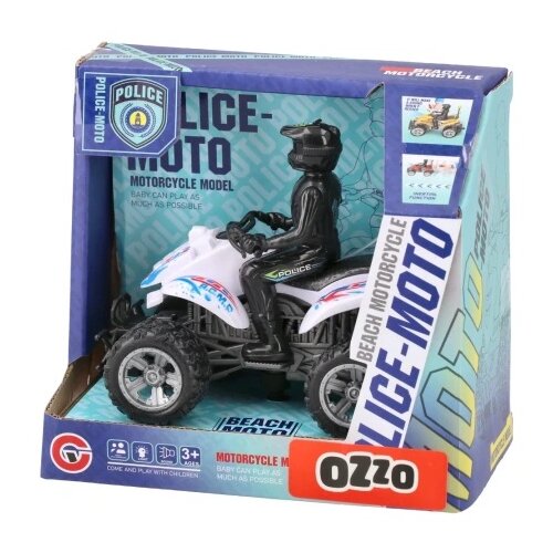 Ozzo Moto, igrčka, kvad sa motoristom, žuti, 13cm Cene