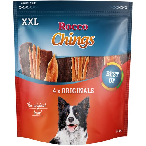 Rocco Chings XXL pakiranje - Mix: pileća prsa, pačja prsa, govedina 900 g Slike