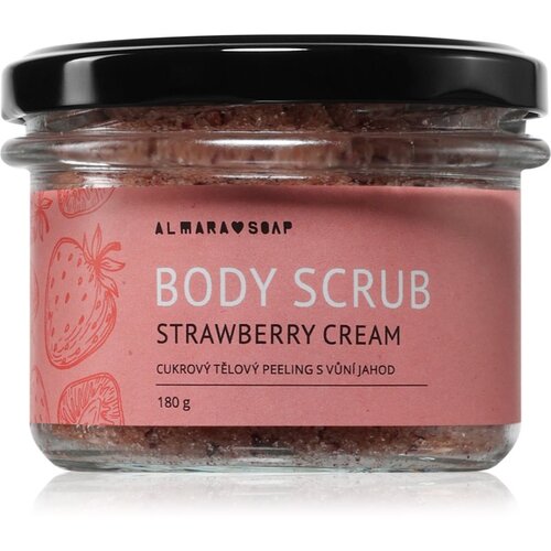 Almara Soap Body Scrub sladkorni piling za telo Strawberry Cream 180 g Cene