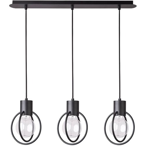  Luster na sajli AURA 3xE27/60W/230V crna Cene