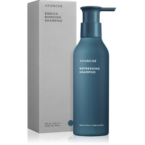 AYUNCHE Refreshing Shampoo osvežujoči &amp;scaron;ampon za mastne lase in lasi&amp;scaron;če 350 g Slike