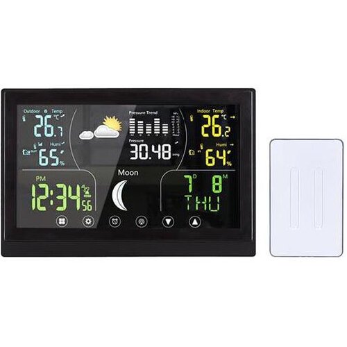 solight TE110B - Meteostanica sa displejom u boji 5V/2xAAA crna Cene