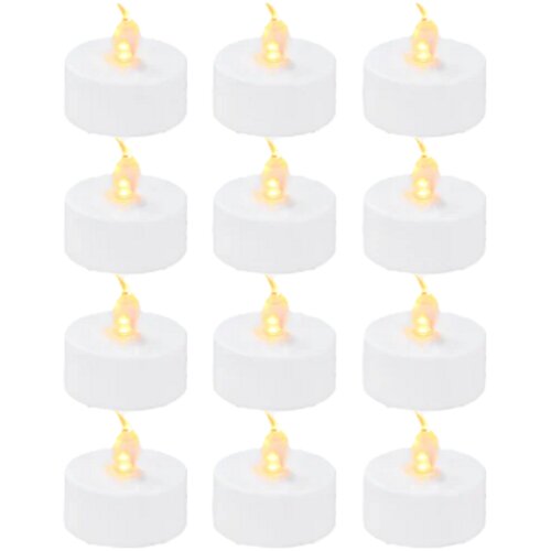 Bambu Lab LED Flame Tea Light Candle Set Warm Yellow - 12 Stk Cijene