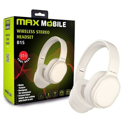 Max Mobile SLU&Scaron;ALICE BLUETOOTH B15 HEADSET stereo Beige Cijene