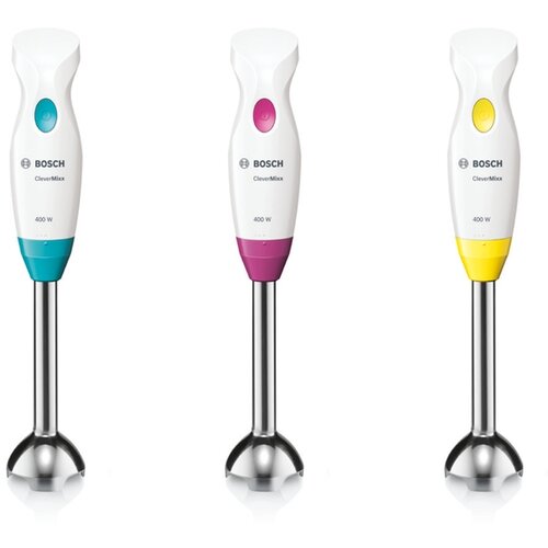 Bosch &amp;Scaron;tapni mikser MSM2410PW 400 W s posudom za miksanje bijela, ljubičasta Slike