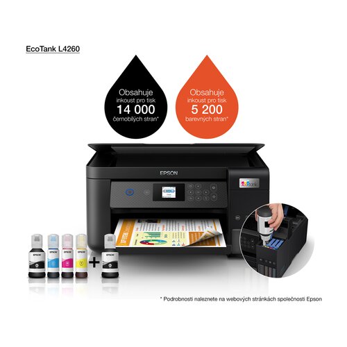 Epson L4260 EcoTank ITS wireless multifunkcijski inkjet &amp;scaron;tampač Slike