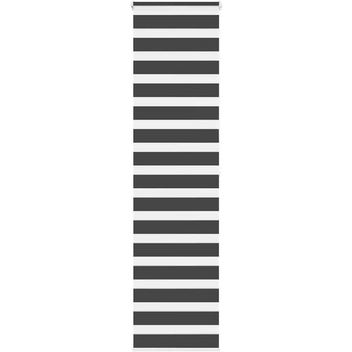 vidaXL idaXL Zebra senčilo črna 65x200 cm tkanina širina 60,9 cm poliester Cene