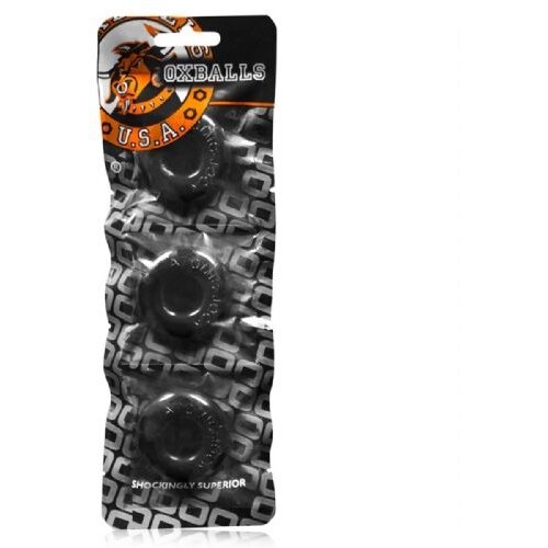 Oxballs Prstenovi za penis Donut Small, crni Slike
