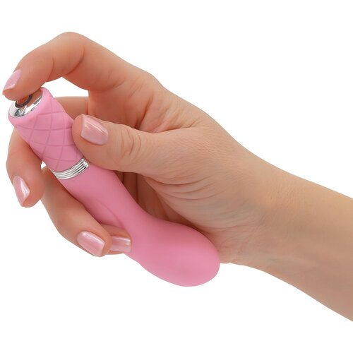 Pillow Talk Racy - punjivi vibrator za usku G-točku (ružičasti) Slike