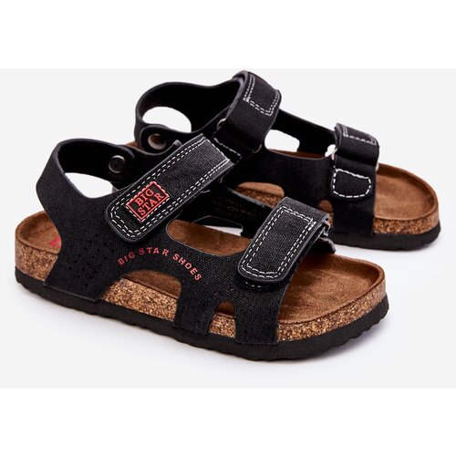 Big Star Kids lightweight Velcro Sandals LL374141 black Slike