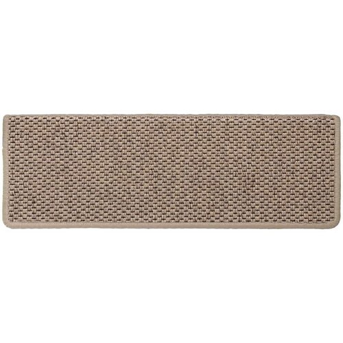 VidaXL Samoljepljivi otirači za stepenice 30kom 65x21x4cm boja pijeska Slike