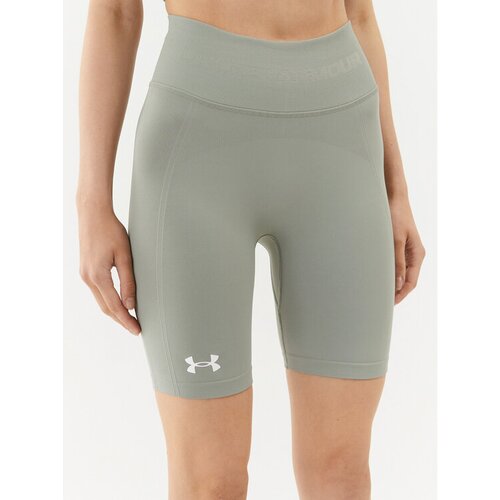 Under Armour &amp;Scaron;portne kratke hlače Ua Train Seamless Short 1379151 Zelena Compression Fit Slike