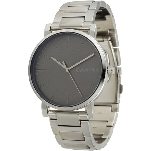 Calvin Klein Analogna ura temno siva / srebrna Slike