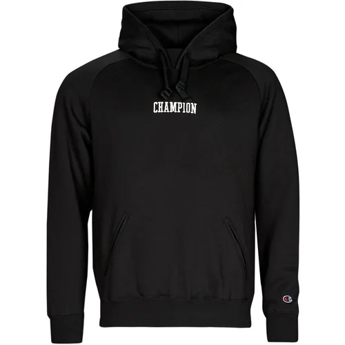 Champion Heavy Cotton Poly Fleece Crna