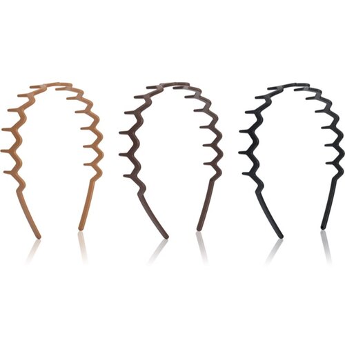 Brushworks Zig Zag Headbands obroč za lase 3 kos Slike