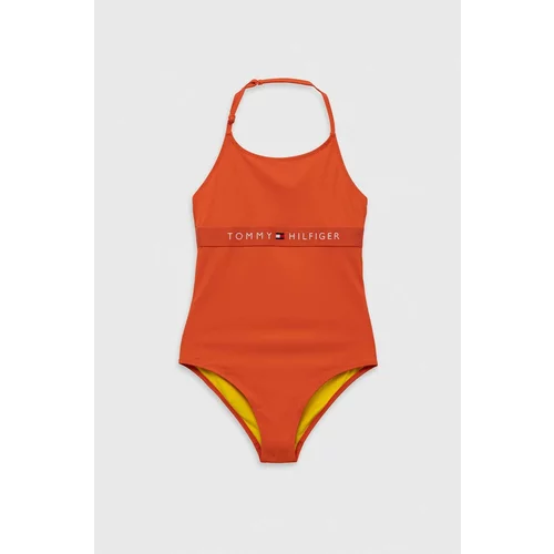 Tommy Hilfiger Dječji jednodijelni kupaći kostim boja: narančasta