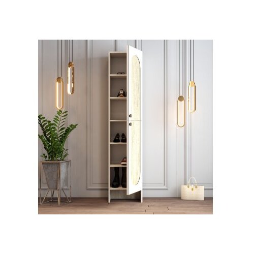 Hanah home Cipelarnik Palermo L Cream Travertine Slike