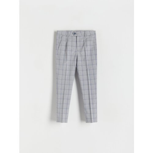 Reserved - Elegantne slim hlače - steel blue Cijene