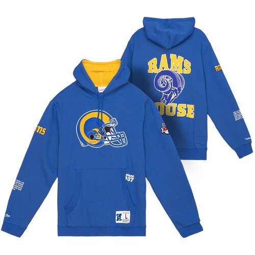 Mitchell And Ness muški Los Angeles Rams Team Origins pulover sa kapuljačom Cene