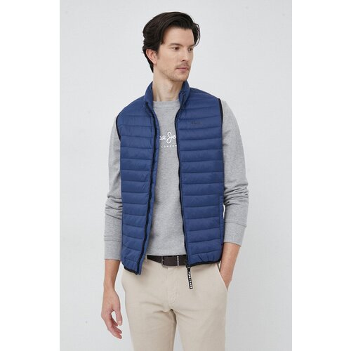 Pepe Jeans Brezrokavnik Connel Gillet mo&amp;scaron;ki, mornarsko modra barva Slike
