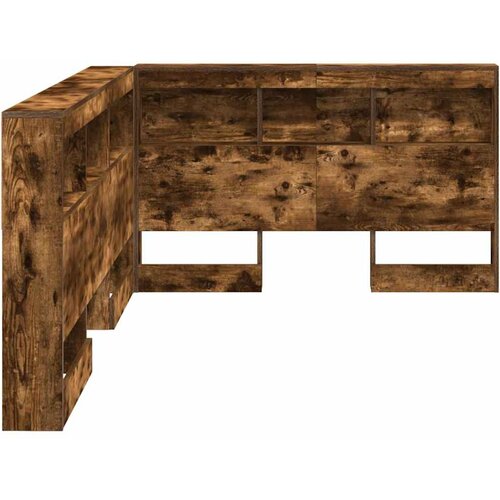  Skladi&amp;scaron;no uzglavlje Dimljeni hrast 207,5 x 137,5 x 76,5 cm Slike