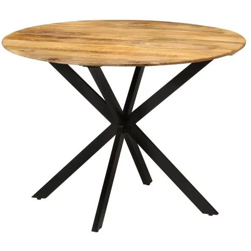  Jedilna miza Ø110x78 cm trmangov les in jeklo