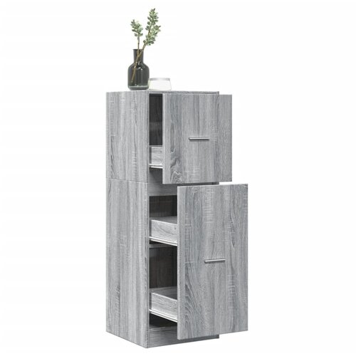 Ormarić za lijekove boja hrasta 40x41x118 cm konstruirano drvo Cijene