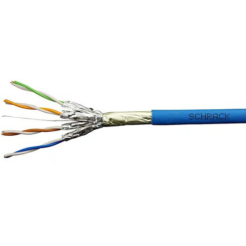 Schrack FTP cable CAT 6A F/FTP - 500 Mhz, 4x2xAWG-23, LSOH plavi HSKP423HA5 Cene