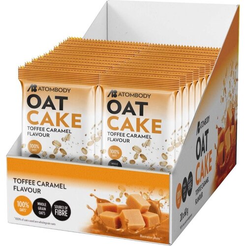Atombody Oat Cake, 20 x 60 g - Toffee Caramel Cijene