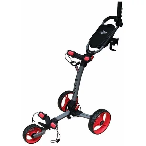 Axglo TriLite Grey/Red Ročni voziček za golf