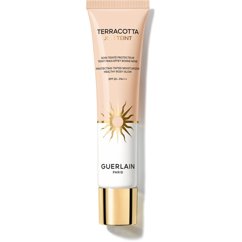 Guerlain Terracotta Joli Teint Protecting Tinted Moisturizer posvetlitveni tekoči puder za naraven videz SPF 20 odtenek 00 Rosy 30 ml Cene