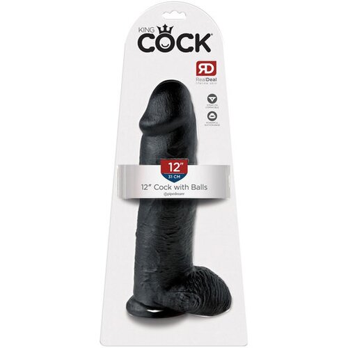 Pipedream 12" COCK BLACK WITH BALLS 30.48 CM Cijene