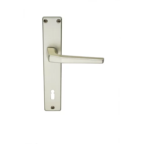 VOVKO Kljuka za vrata s ščitom Vovko (ščit 90 mm, F2, ključ, aluminij)