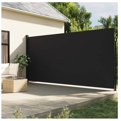 vidaXL Bočna tenda na uvlačenje crna 220 x 500 cm Cijene